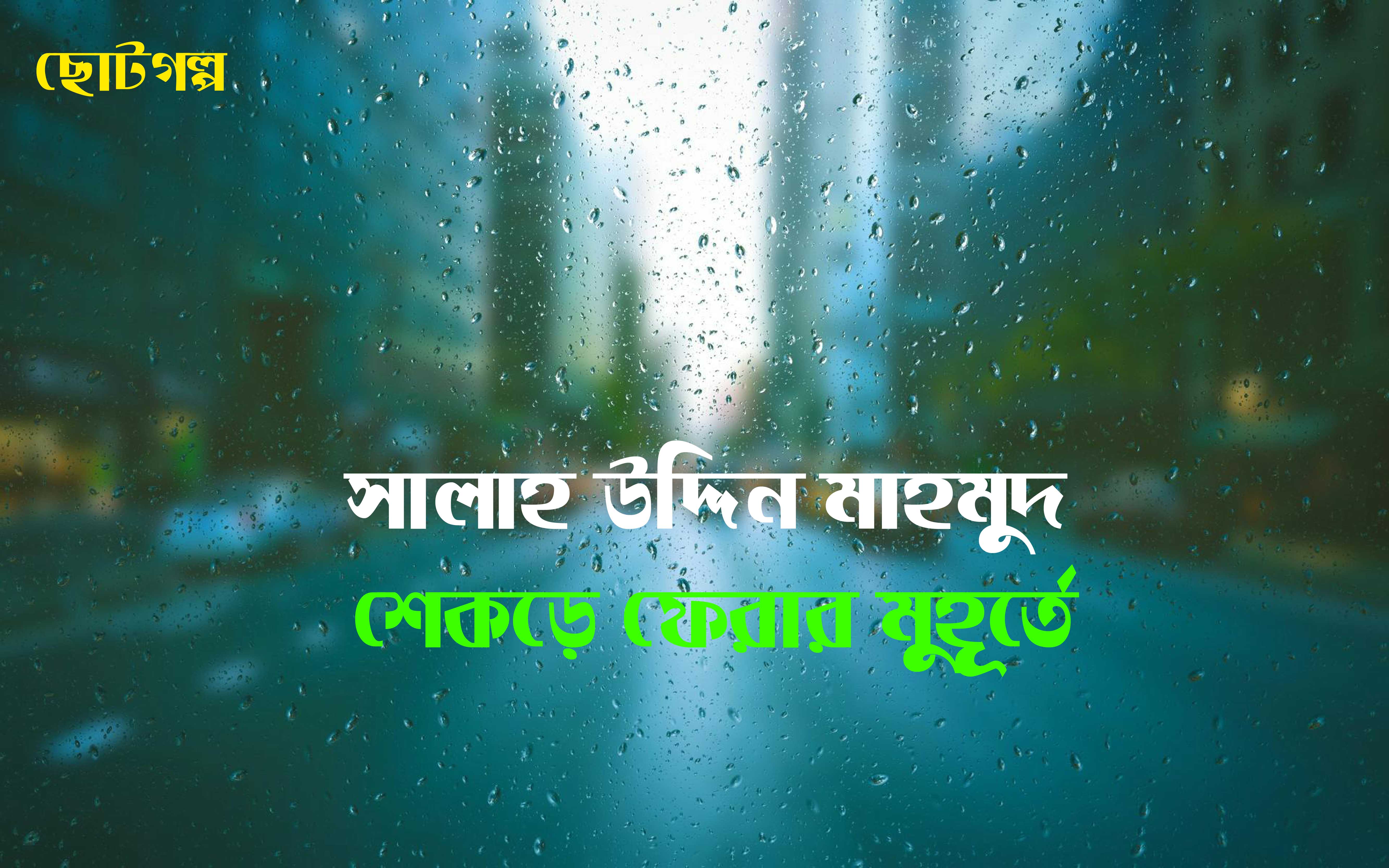 শেকড়ে ফেরার মুহূর্তে - সালাহ উদ্দিন মাহমুদ